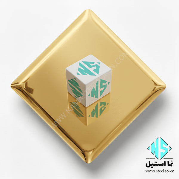 ورق استیل میرور طلایی