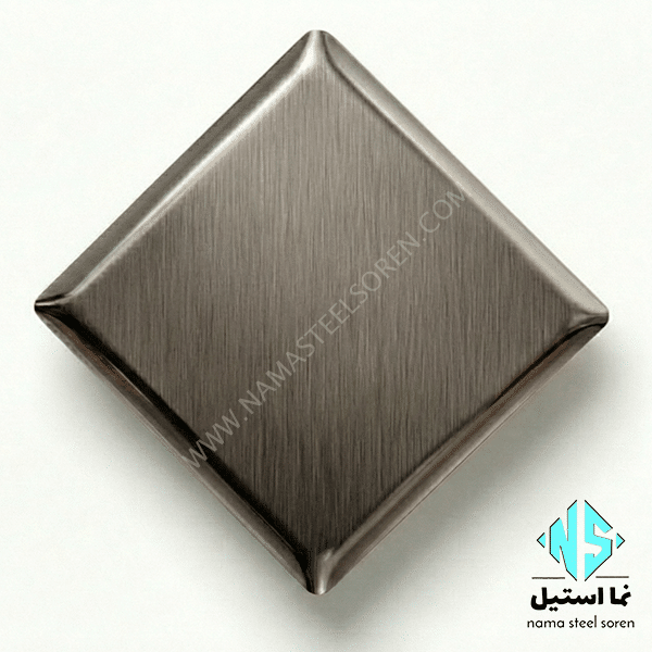 ورق استیل خشدار دودی no.4