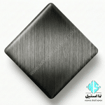 ورق استیل خشدار هرلاین مشکی