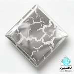 ورق استیل رعد و برقی نقره ای