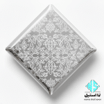 ورق استیل شاه عباسی نقره ای