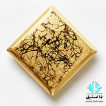 ورق استیل نخی طلایی