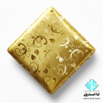 ورق استیل نیلوفری طلایی