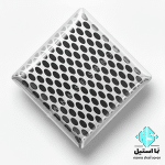 ورق استیل پوست ماری نقره ای