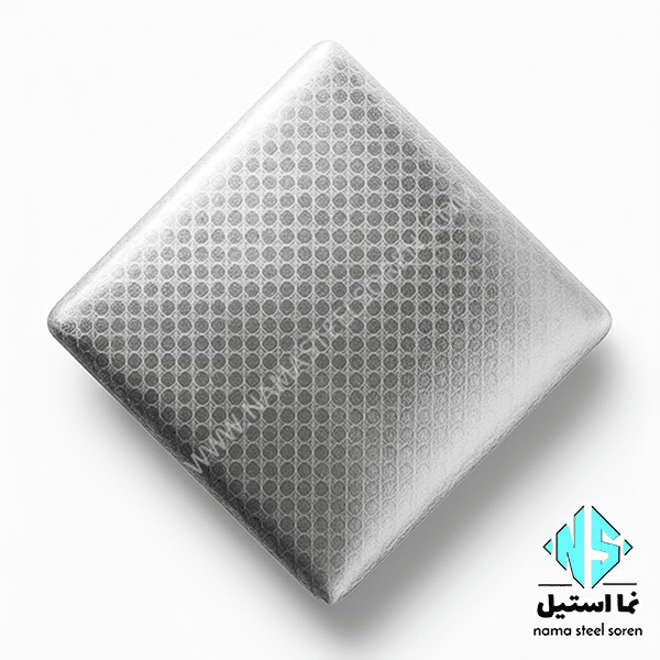 ورق استیل گندمی نقره ای